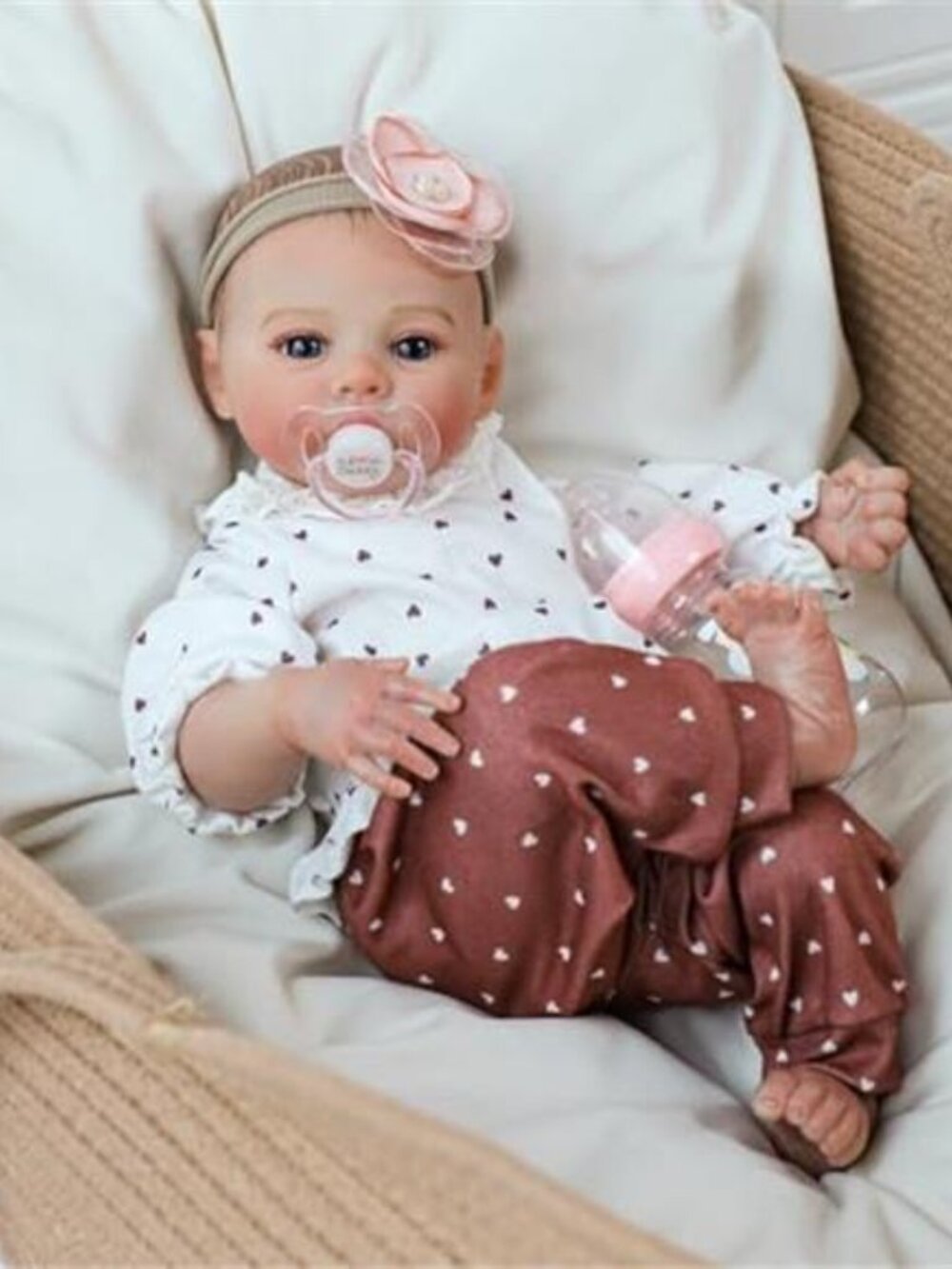 18 Inch Realistic Baby Doll Girl - Picture 3 of 6